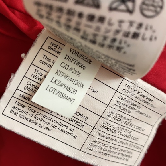 {VTG} Eddie Bauer | Diamond Quilted Premium Goose Down Full Zip Puffer Coat (1X) - Picture 11 of 16